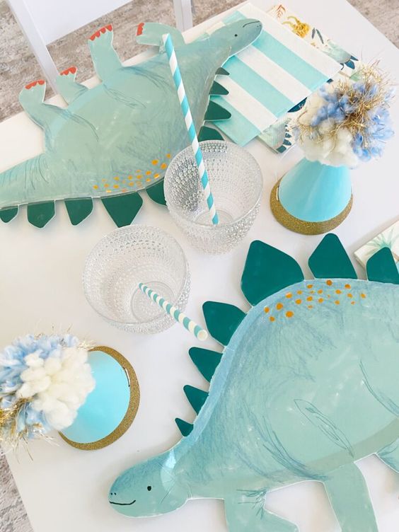 Dino party inspiration from "The Stylish Detail" on Pinterest